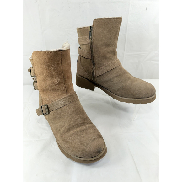 Bearpaw Lucy Women's Wedge Boots Hickory Size 8 - Picture 8 of 15